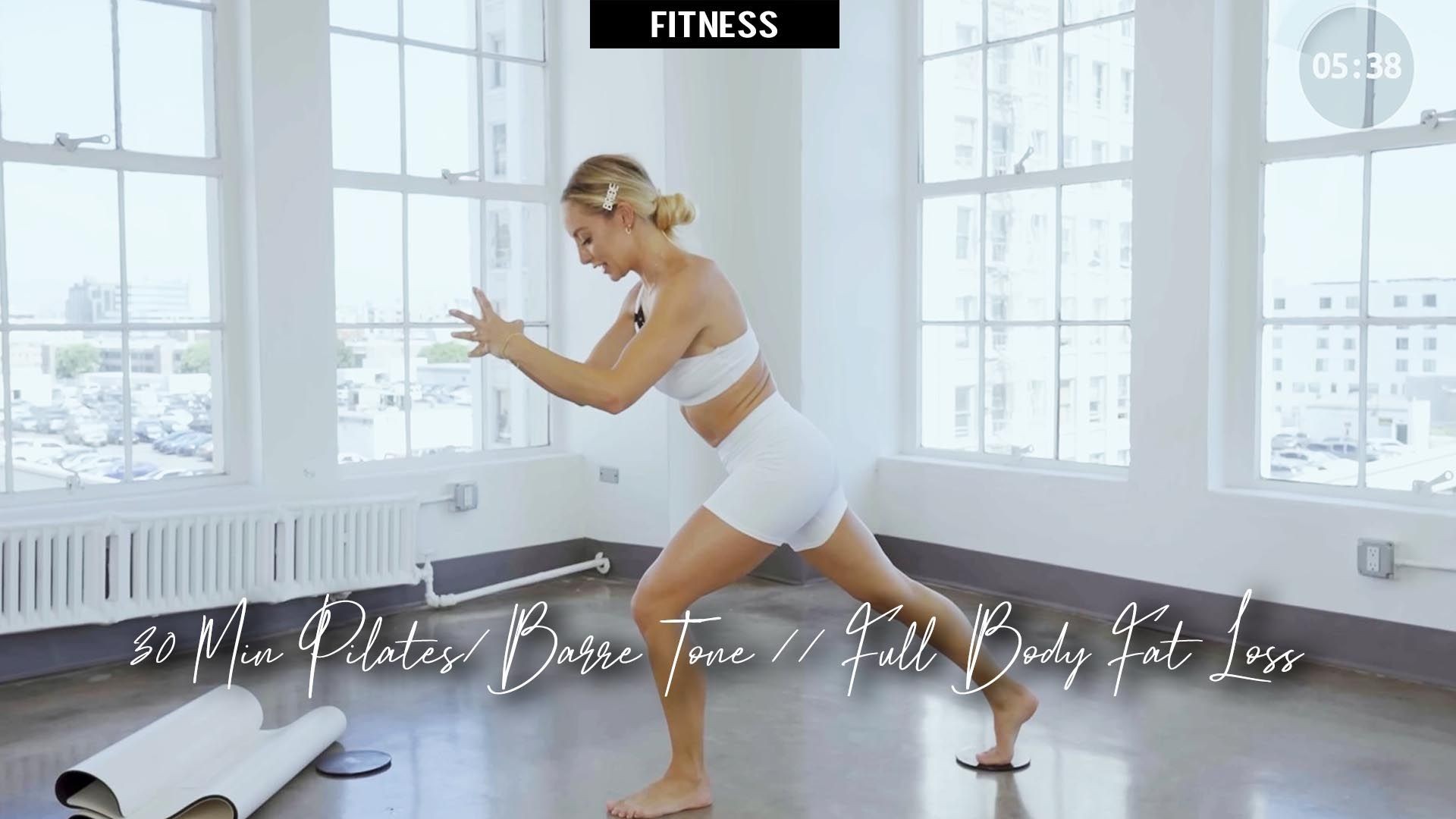 30 Min Pilates | Barre Tone | Full Body Fat Loss