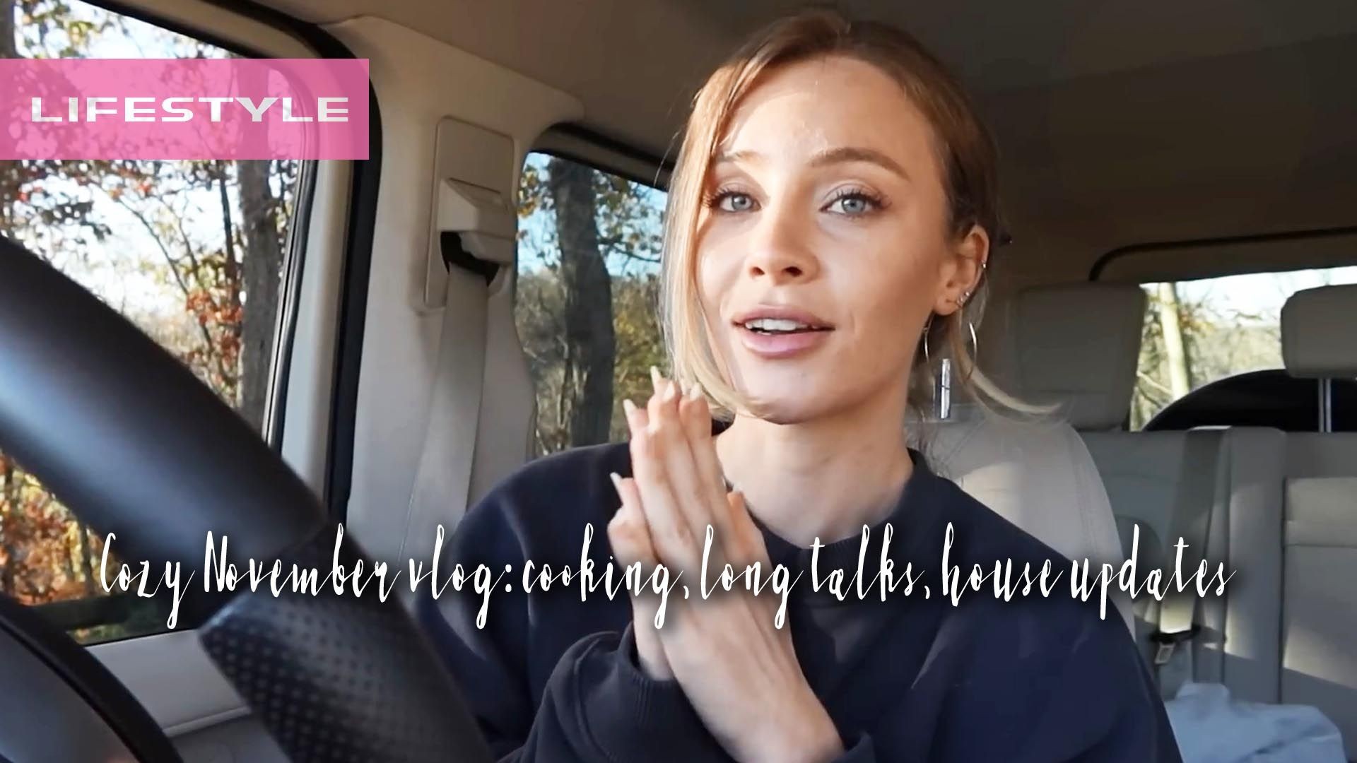 Cozy November vlog: cooking, long talks, house updates