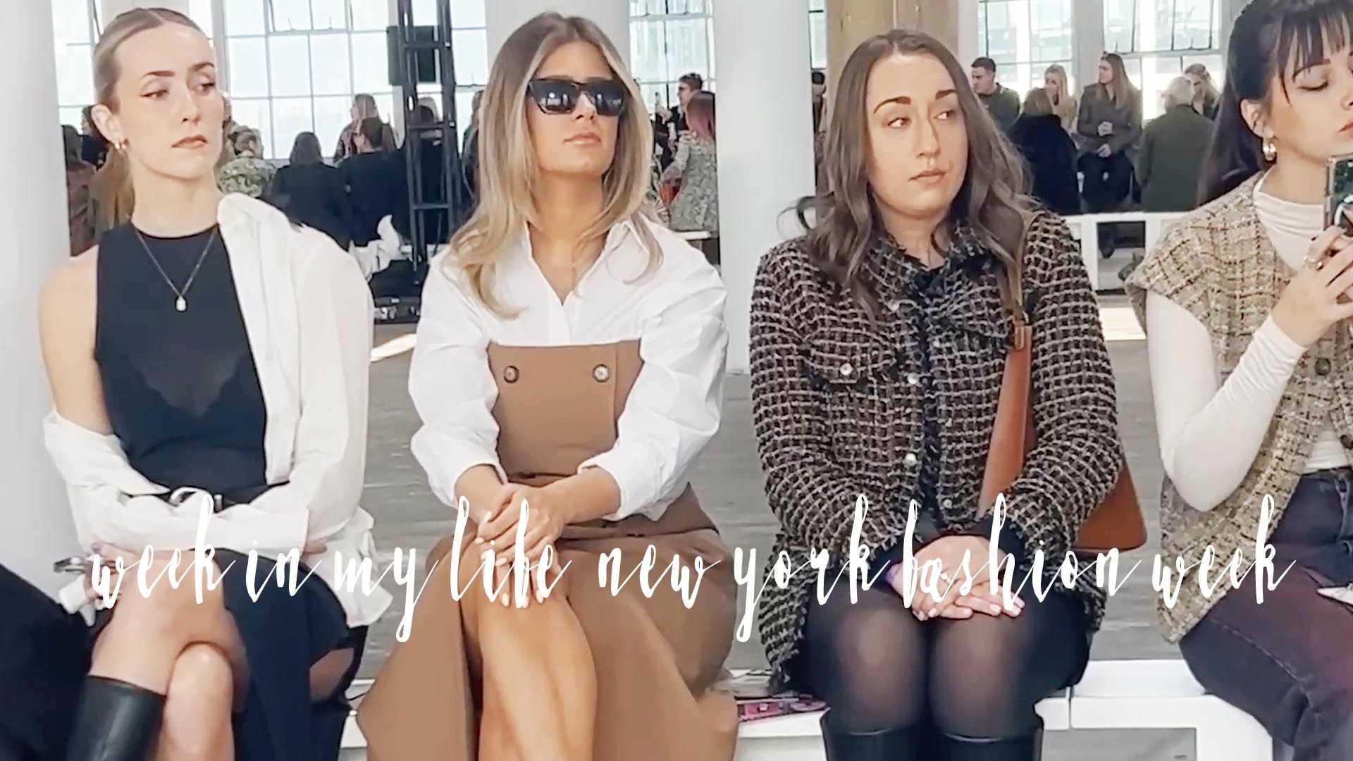 Week in my life: New York fashion week.