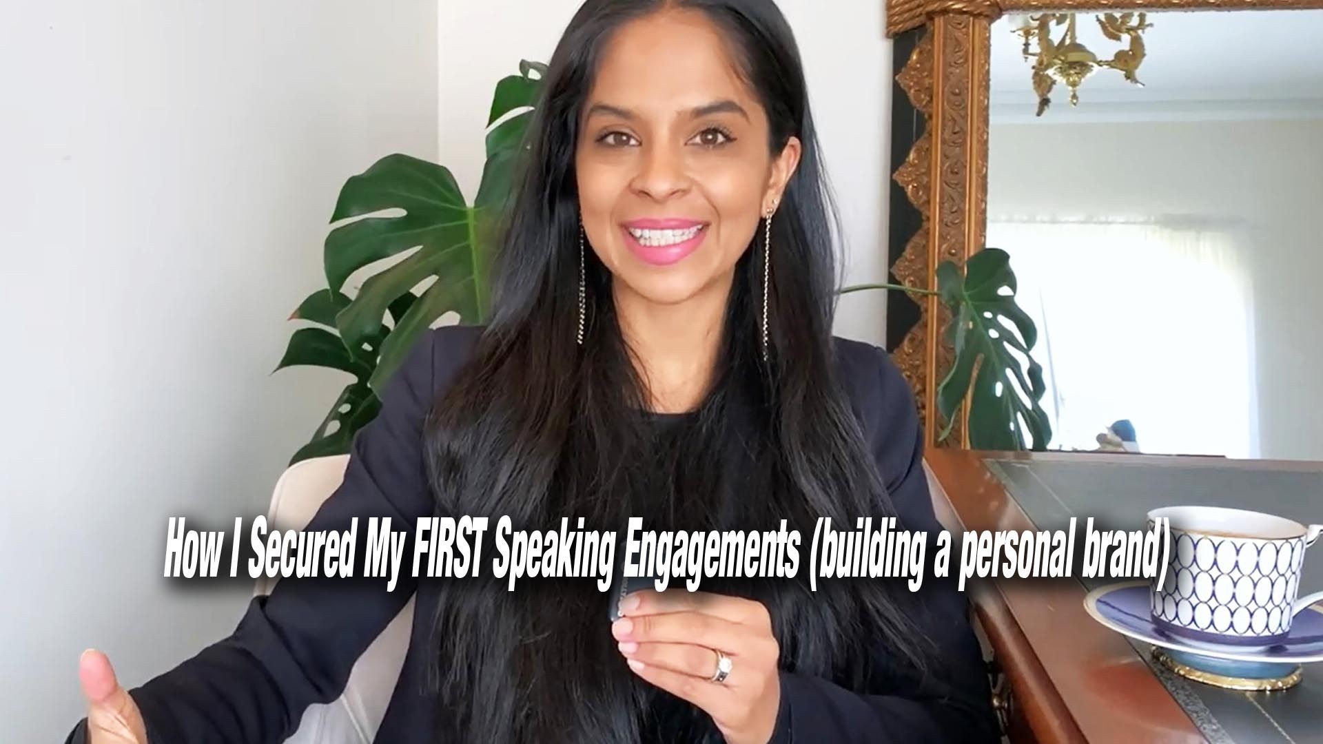 How I Secured My FIRST Speaking Engagements (building a personal brand)